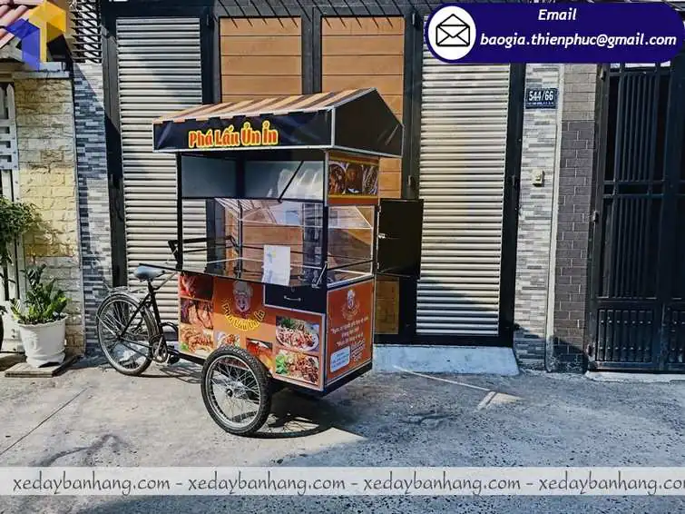 mẫu xe đạp bán thức ăn nhanh
