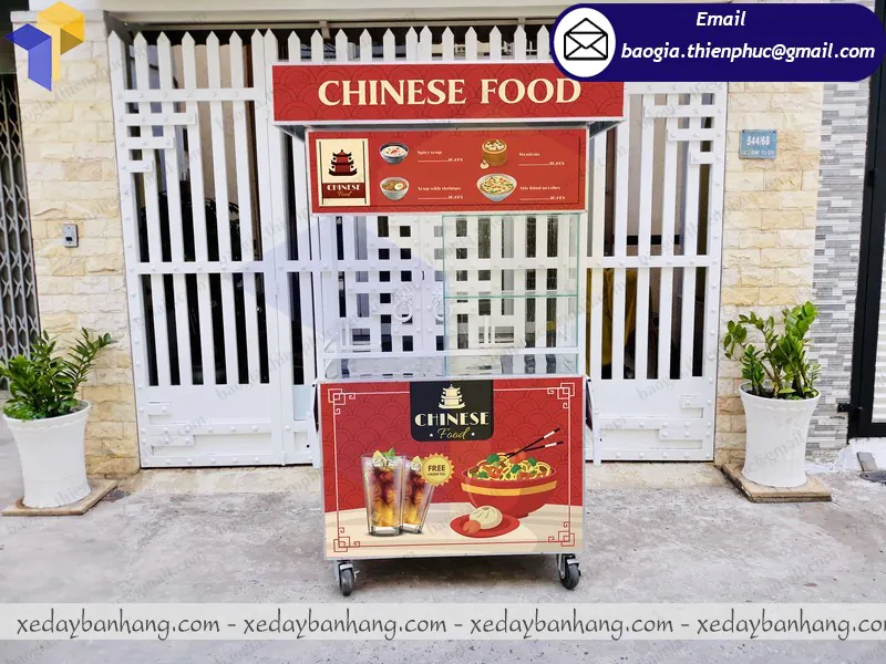 xe bán thức ăn người Hoa