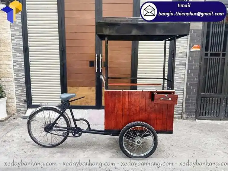 xe đạp bán cafe hàng rong