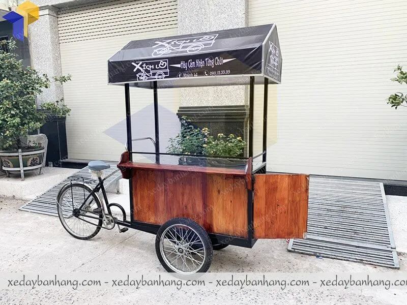 xe đạp bán cafe
