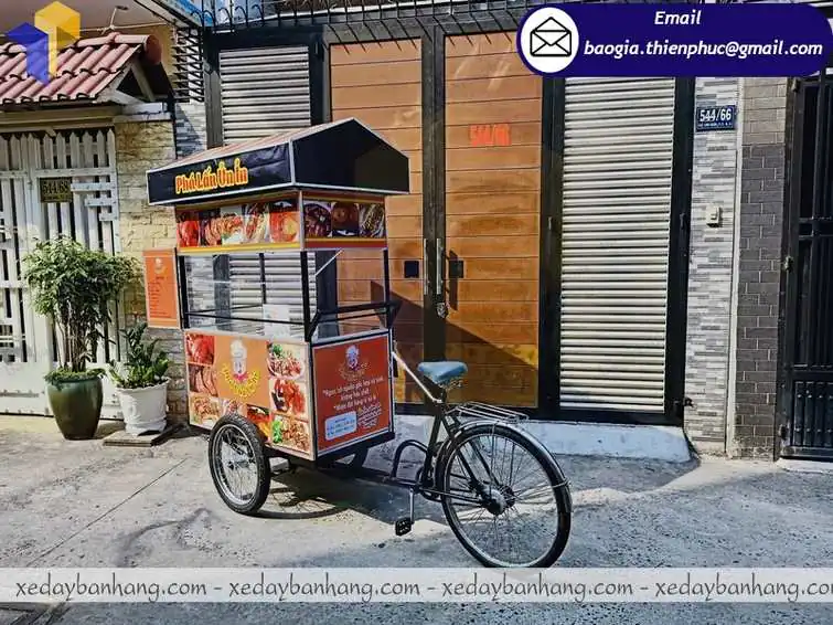 xưởng đóng xe đạp bán thức ăn nhanh